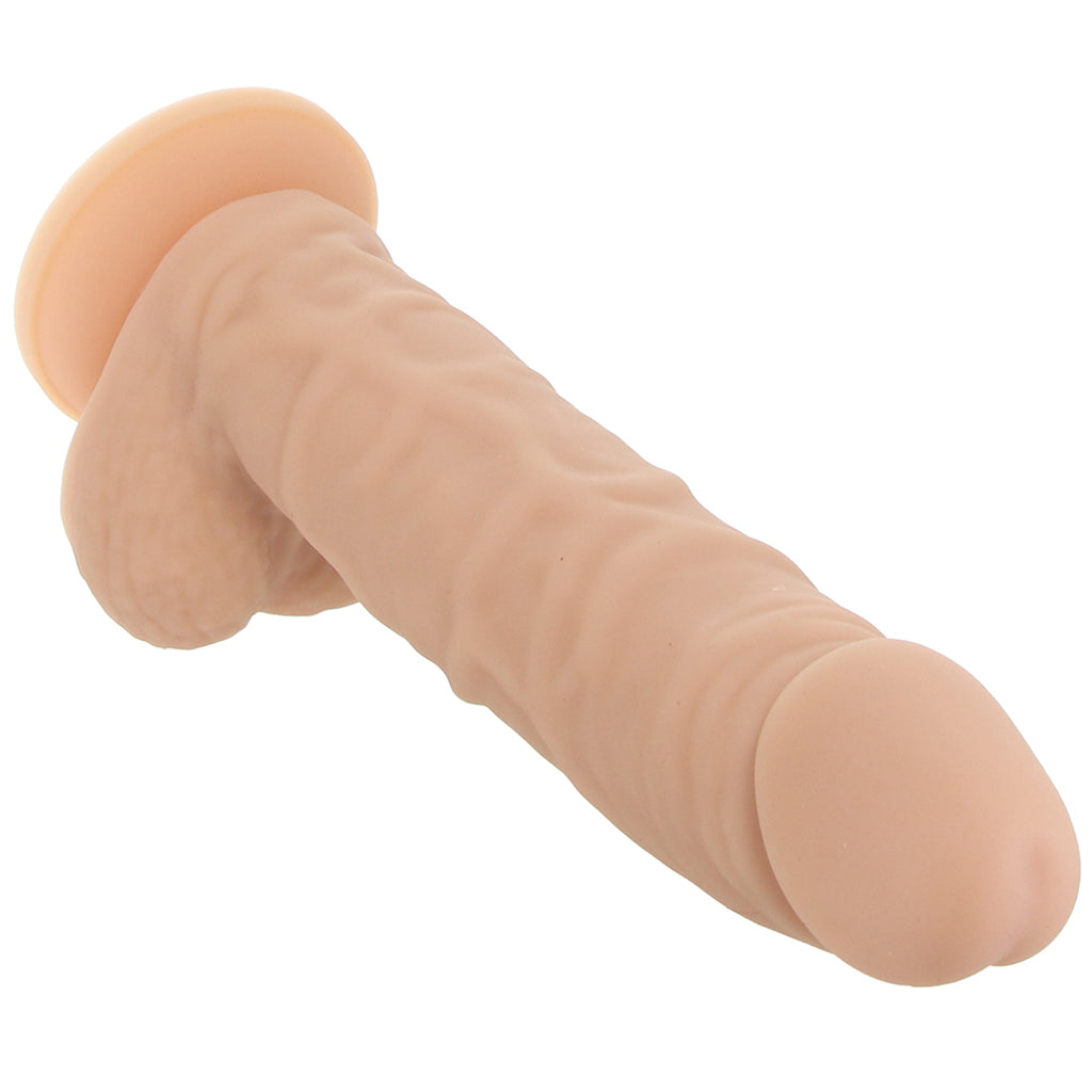 EasyRiders 7 Inch Silicone Dildo with Balls in Light Dildo Sex Toys > Realistic Dildos - Tophatter Daily Deals